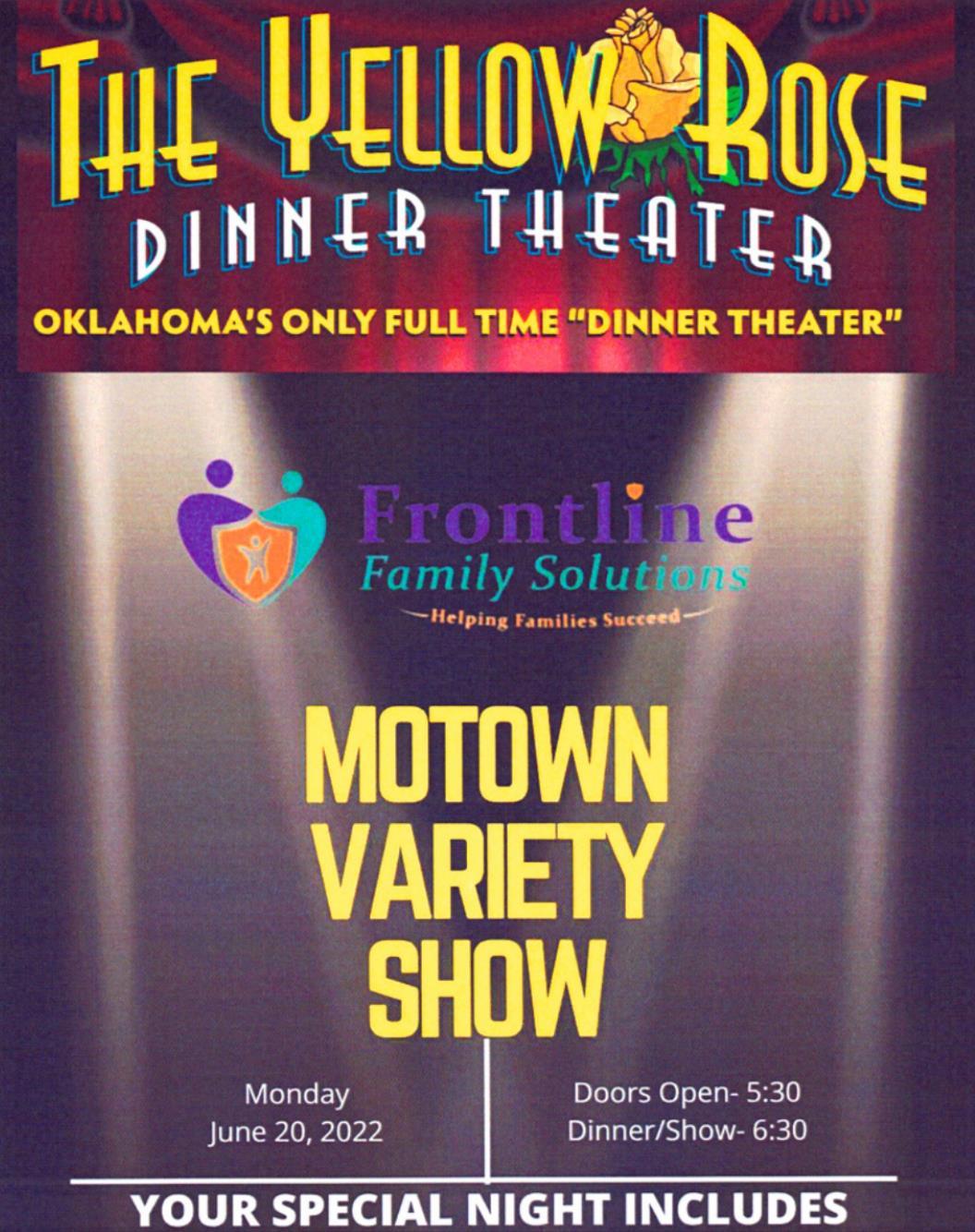 Frontline Family Solutions partners with Yellow Rose Dinner Theater to raise funds Newcastle Pacer